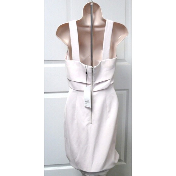 NWT Keepsake brand Dress city of lights soft sheer pink lined layered top SMALL - Picture 5 of 9
